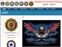 Tablet Screenshot of post34.org